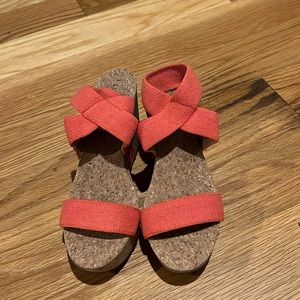 Size 7 Orange Lucky Brand Shoe